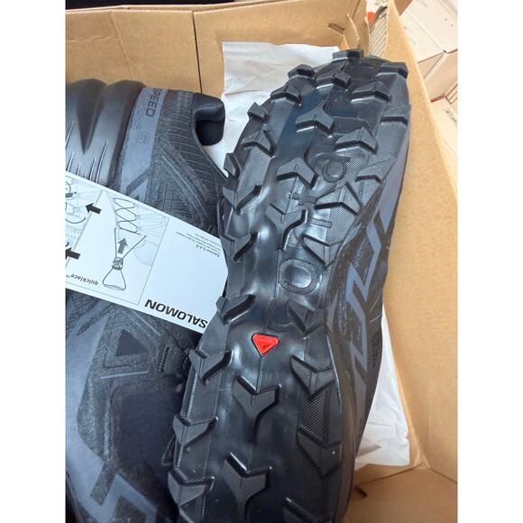 Salomon Mens  Black Phantom Speedcross 6 Size 12 main image 4